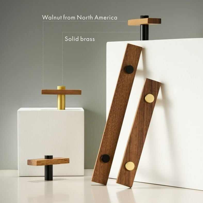 Modern Wood Cabinet and Drawer Pulls