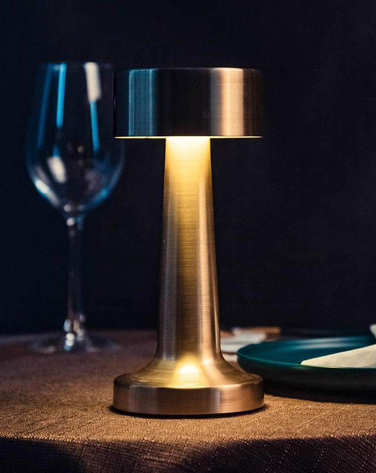Gold Modern LED Table Light for Dining Tables