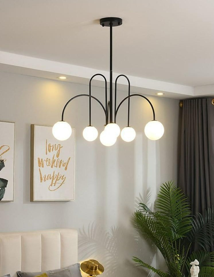 Black Modern Chandelier for Master Bedroom