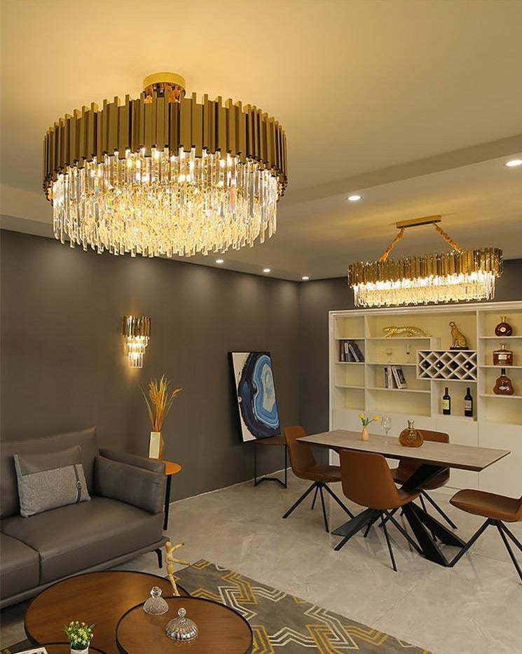 Gorgeous modern glass crystal chandeliers