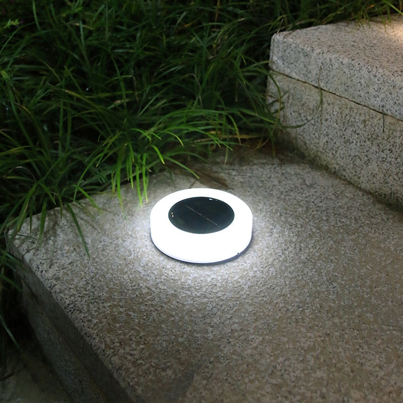 Solar LED Disc Pathway Lights