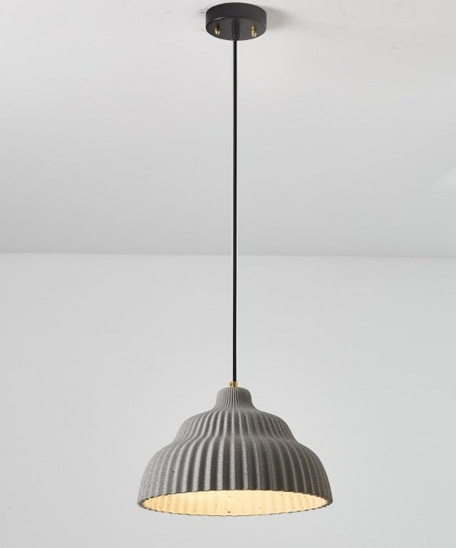 Modern concrete vintage gray pendant lights