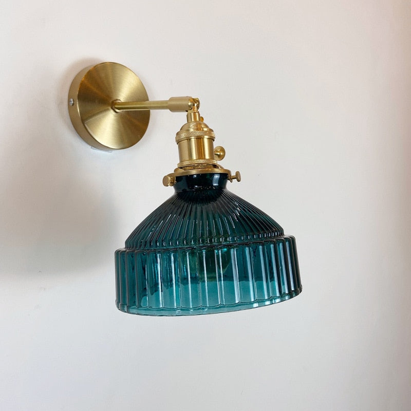 Raquel - Vintage Glass Wall Lamps