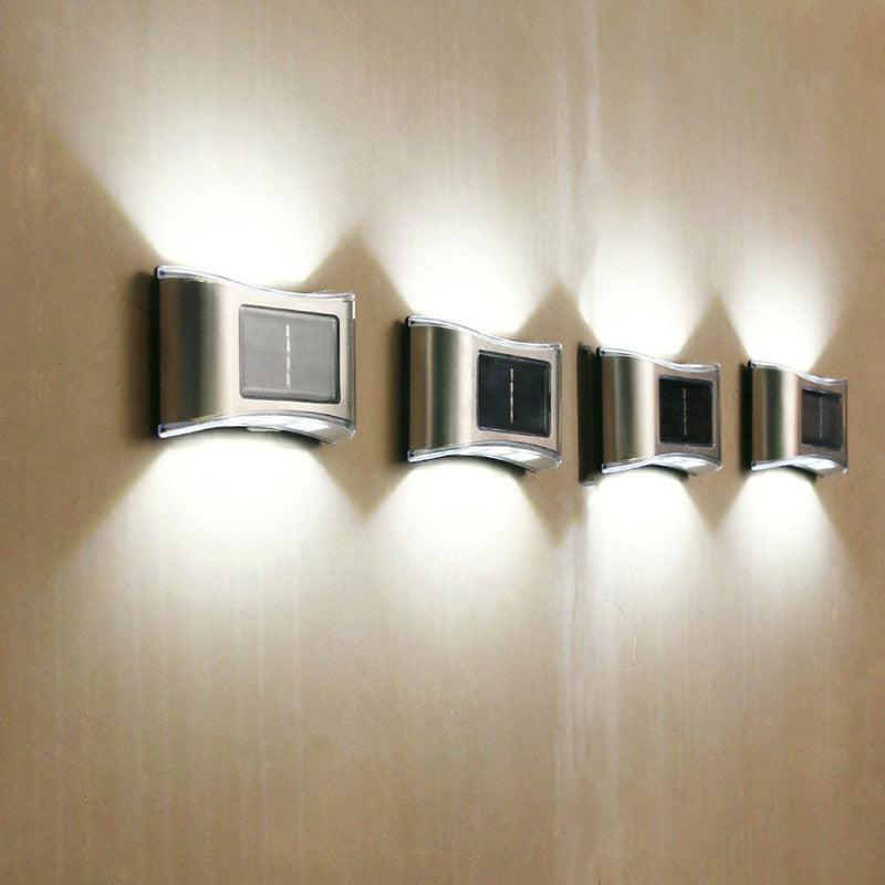 Solar LED Outdoor Wall Lights for house siding