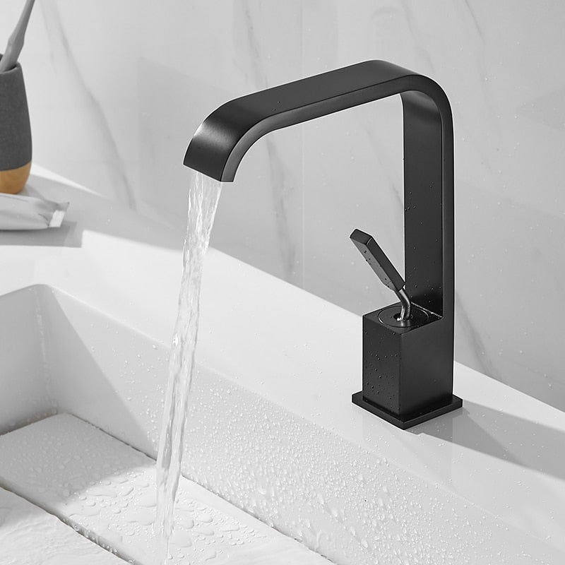 Modern Curved Basin Faucet