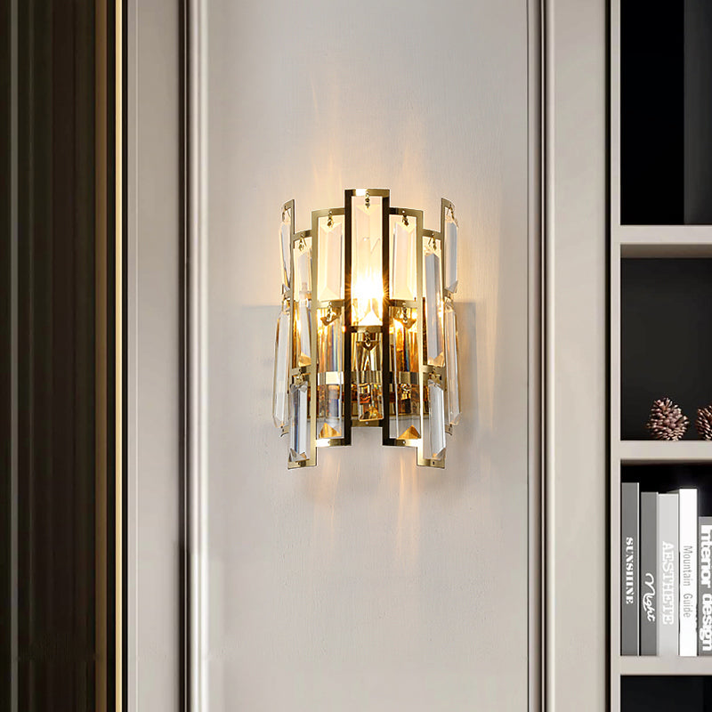 Cedric - Modern Glass Crystal Wall Light