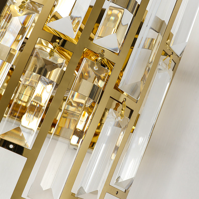 Cedric - Modern Glass Crystal Wall Light