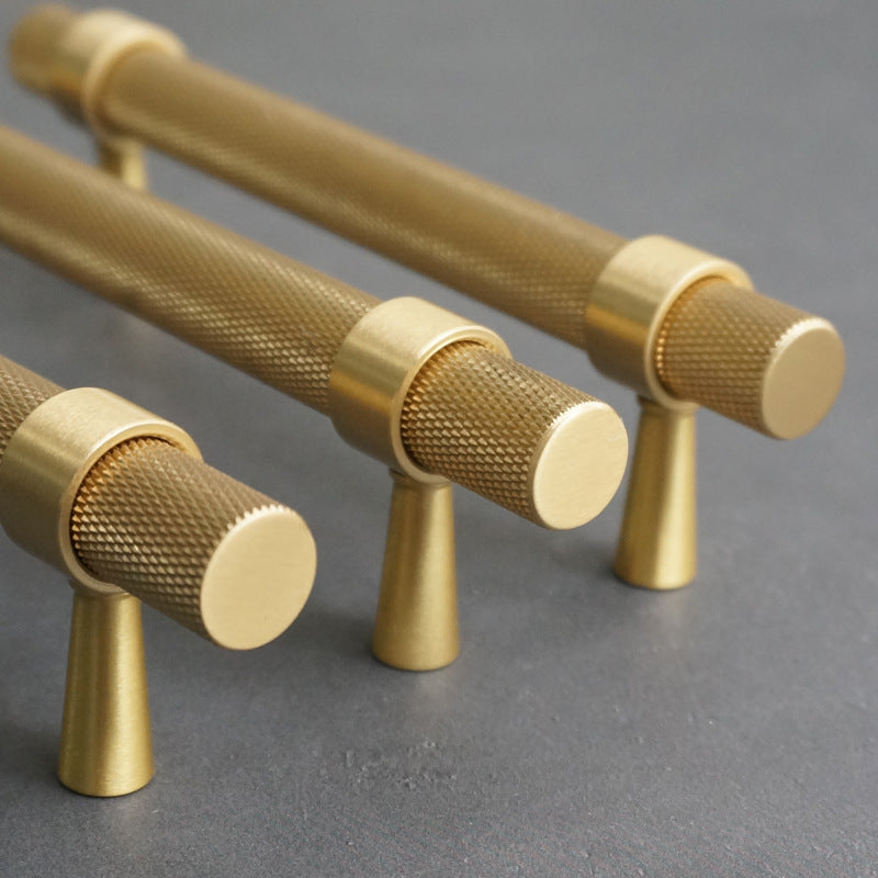 Modern Textured Brass Cabinet and Drawer Handles – Hadley