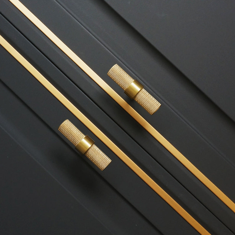 Textured Brass Drawer handles