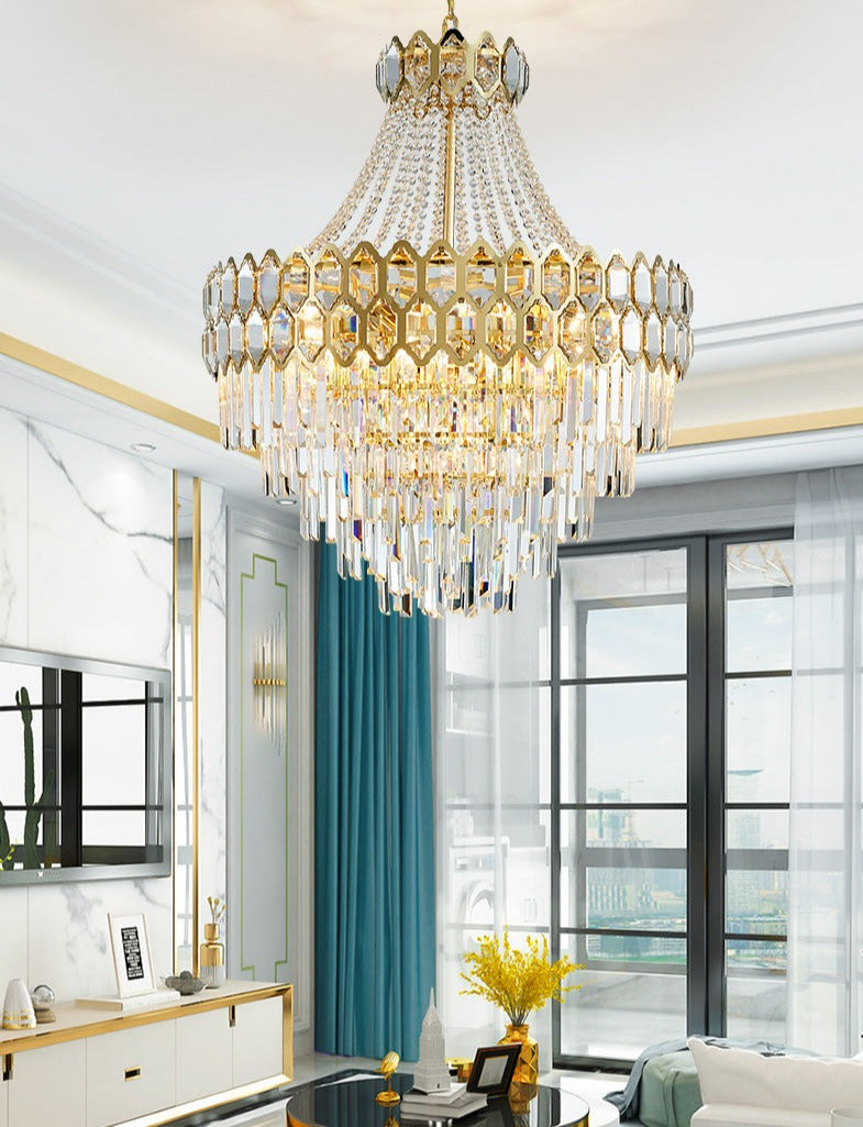 Cassius - Luxury Glass Crystal Chandelier