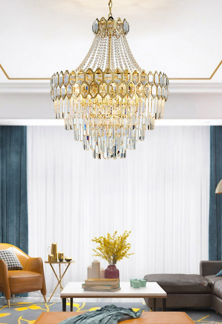 Cassius - Luxury Glass Crystal Chandelier