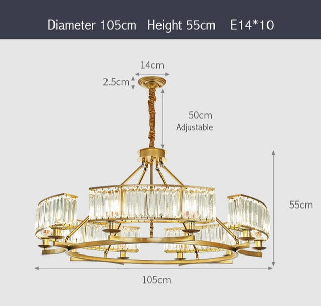 Large Size Jaime Chandelier Dimensions