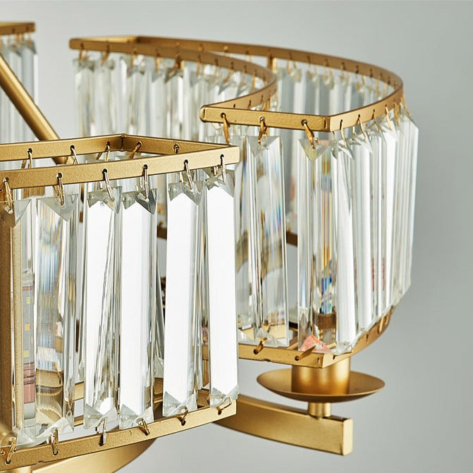 Jordy - Modern Glass Crystal Chandelier