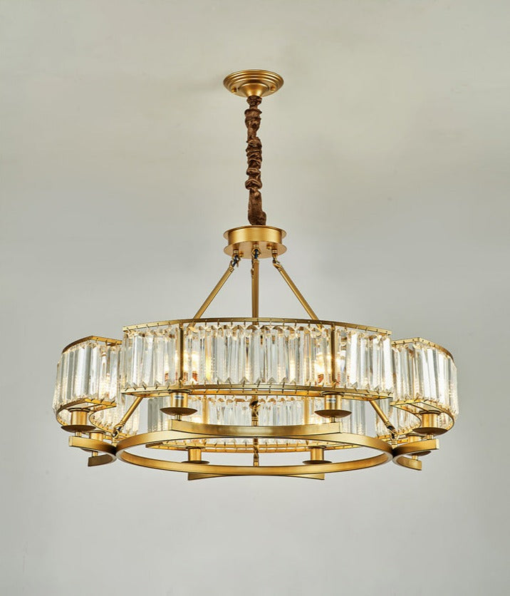 Jordy - Modern Glass Crystal Chandelier