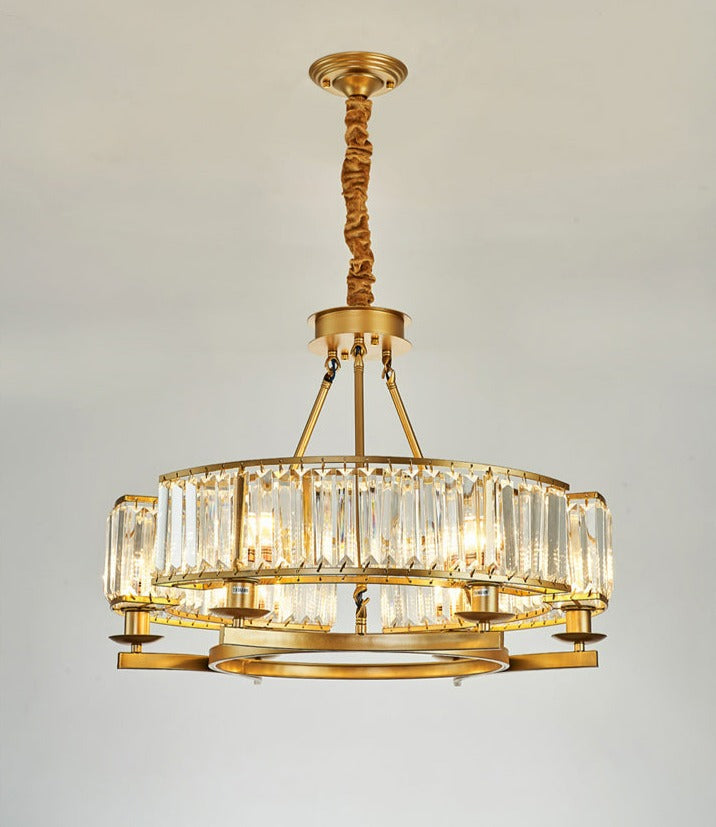 Jordy - Modern Glass Crystal Chandelier