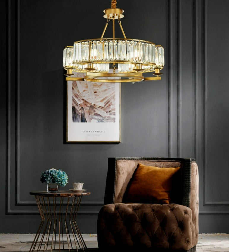 Foyer Chandelier with Gold Finish