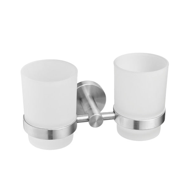 Stainless Steel Bathroom Double Tumbler