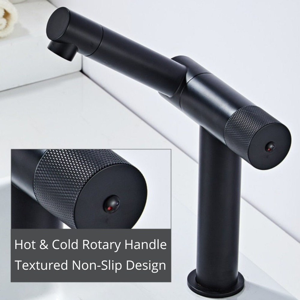 textured rotary handle